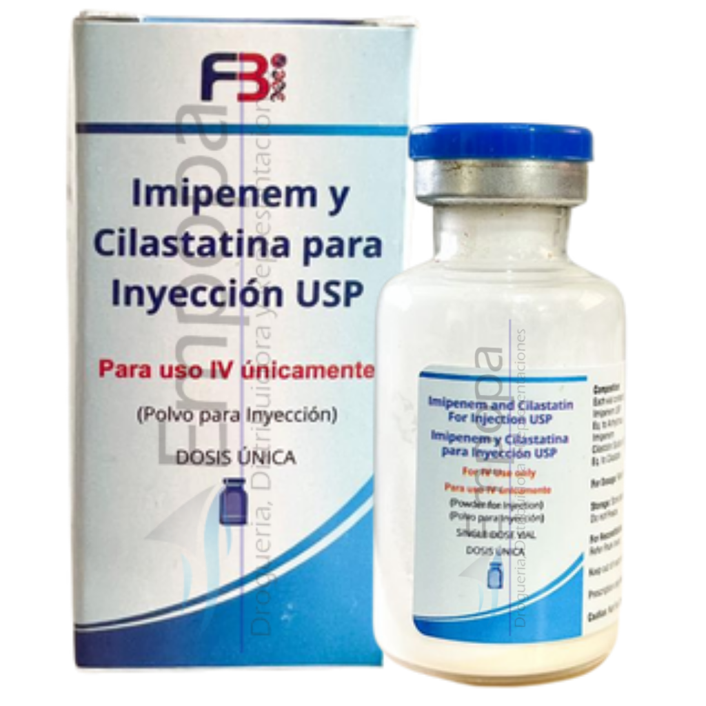 [MED-IMIPENEM-500MG] IMIPENEM/CILASTATINA 500 mg + 500 mg - Vial IV dosis única