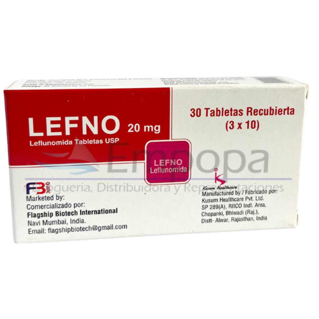 [MED-LEFNO-20MG] LEFNO 20 mg (Leflunomida) - Caja x 30 tabletas