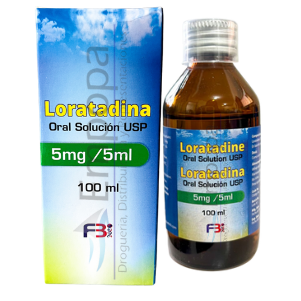 [MED-LORATADINA-100ML] LORATADINA 5 mg/5 mL - Frasco oral 100 mL
