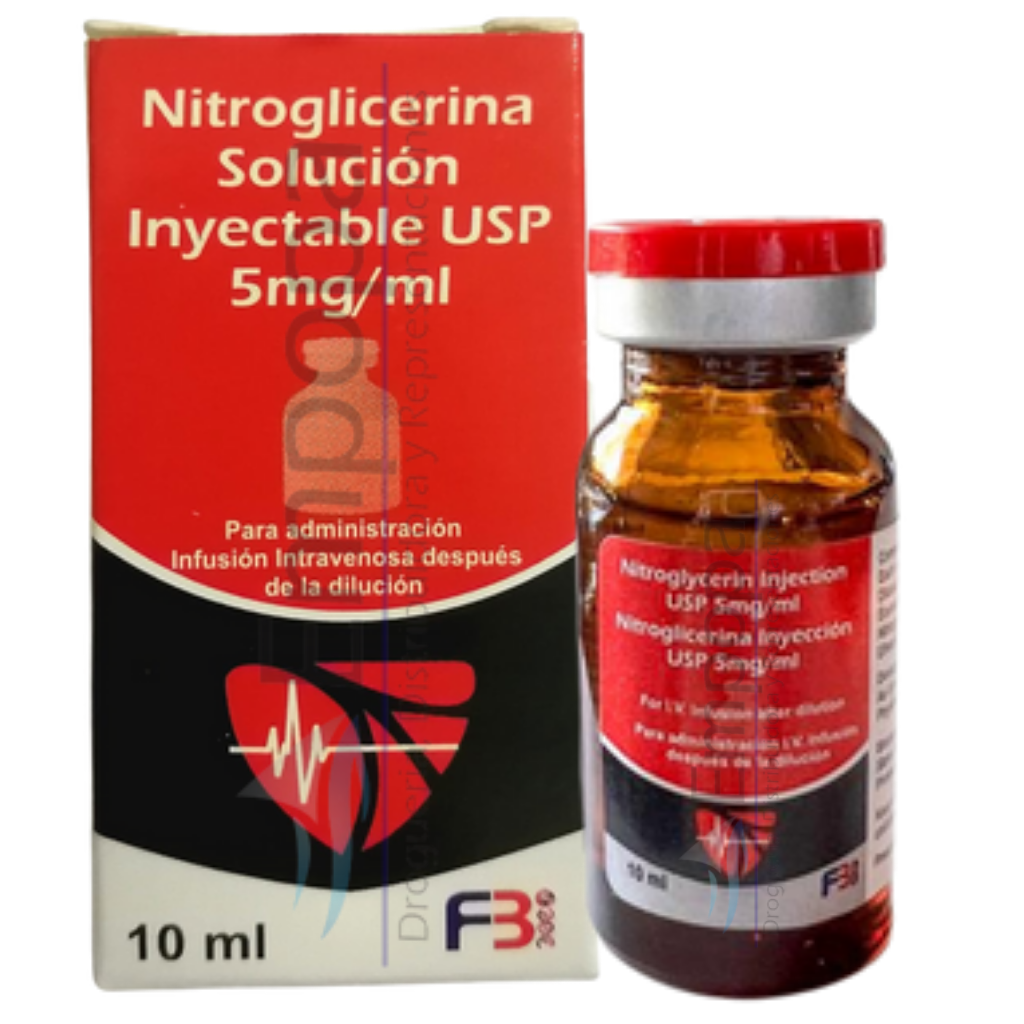 [MED-NITROGLICERINA-10ML] NITROGLICERINA 5 mg/mL - Vial IV 10 mL