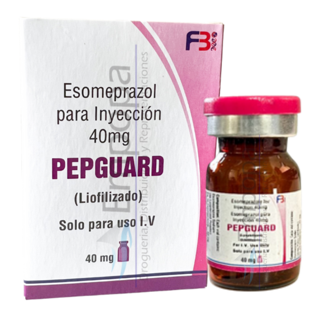 [MED-PEPGUARD-40MG] PEPGUARD 40 mg (Esomeprazol) - Vial IV liofilizado