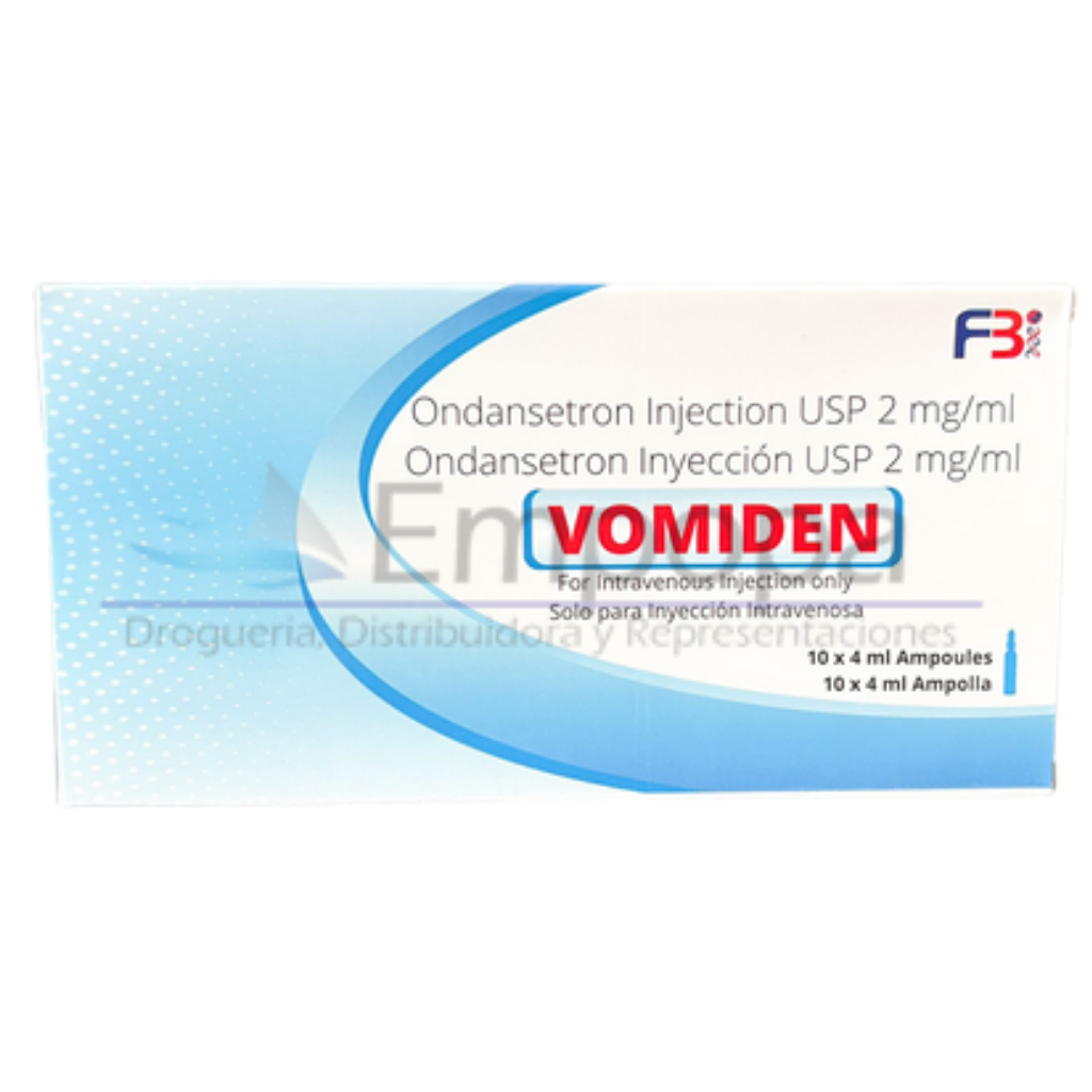 [MED-VOMIDEN-4ML] VOMIDEN 2 mg/mL (Ondansetrón) - Caja x 10 ampollas 4 mL