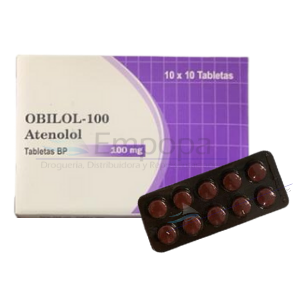 [MED-OBILOL-100] OBILOL 100 mg (Atenolol) - Caja x 100 tabletas
