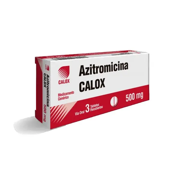 Azitromicina Calox 500 mg Tabletas Recubiertas