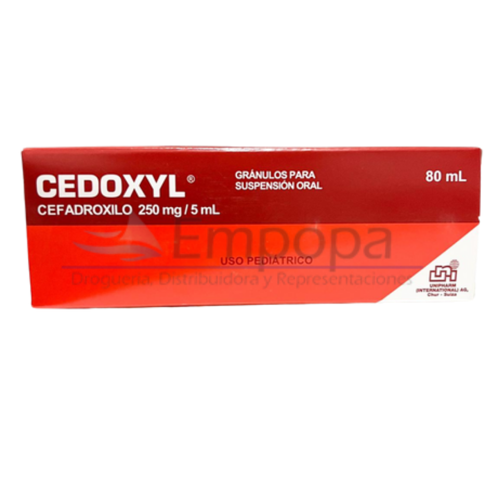 [UNI-012] CEDOXYL 250 mg/5 mL (Cefadroxilo) - Suspensión oral 80 mL