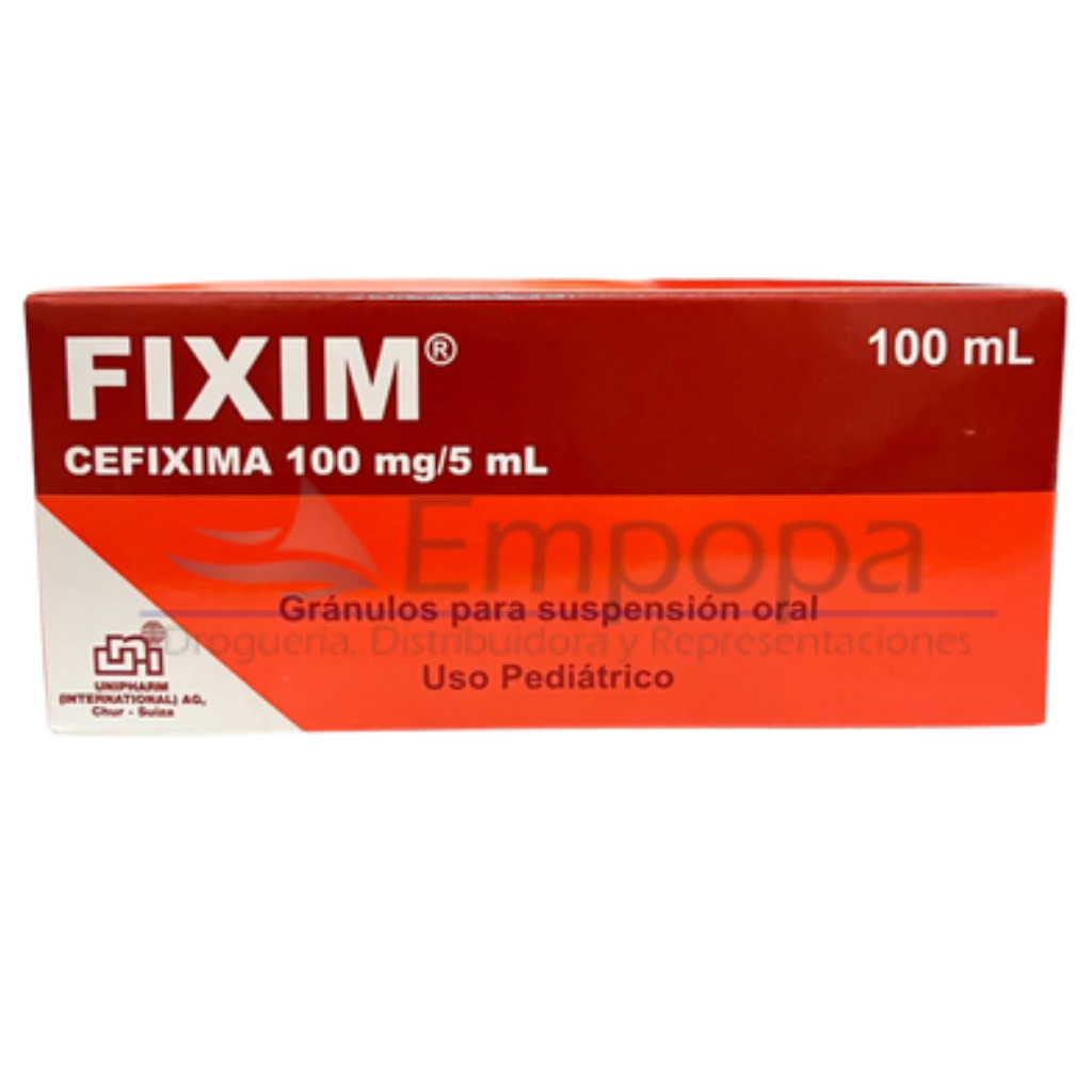 [UNI-024] FIXIM 100 mg/5 mL (Cefixima) - Suspensión oral 100 mL