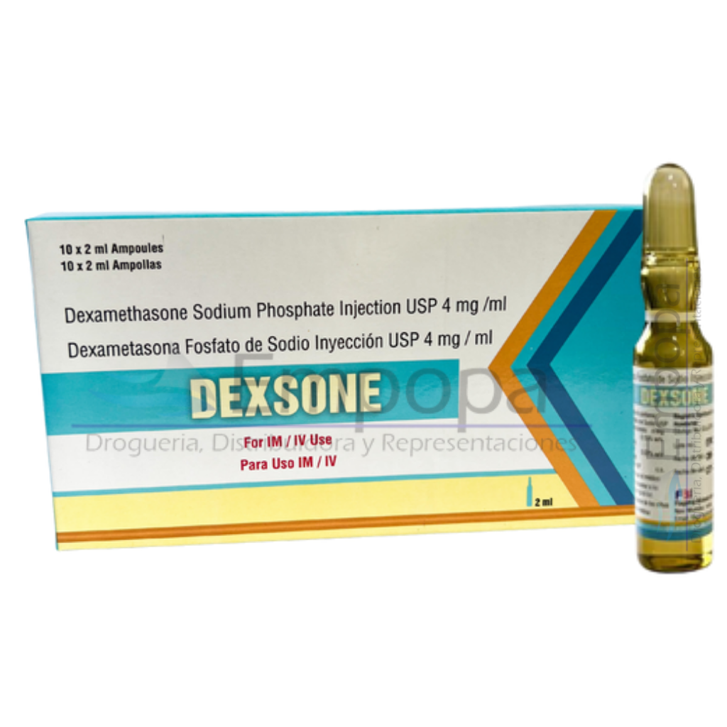 [MED-DEXSONE-4MG] DEXSONE 4 mg/mL (Dexametasona) - Caja x 10 ampollas 2 mL