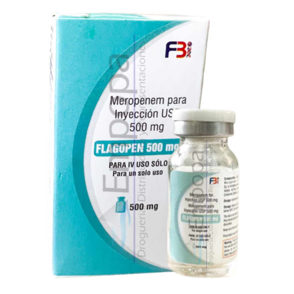 [MED-FLAGOPEN-500] FLAGOPEN 500 mg (Meropenem) - Vial IV