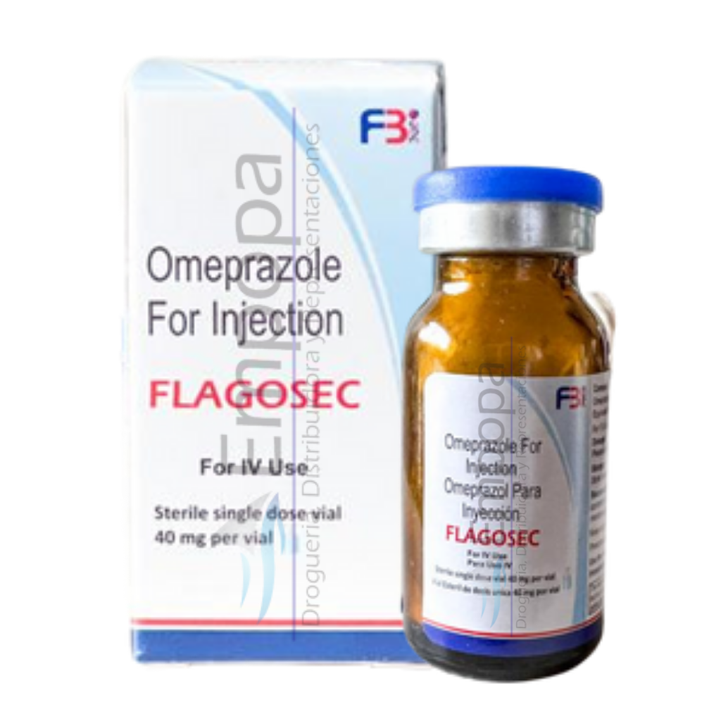 [MED-FLAGOSEC-40] FLAGOSEC 40 mg (Omeprazol) - Vial IV
